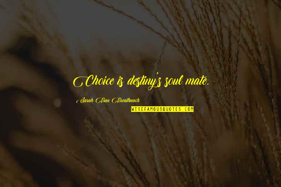 Segregationists Senate Quotes By Sarah Ban Breathnach: Choice is destiny's soul mate. Segregationists Senate Quotes By Sarah Ban Breathnach: Choice is destiny's soul mate.