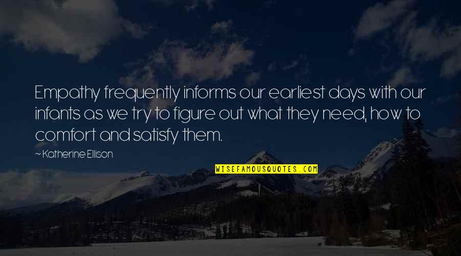 Seibt Video Quotes By Katherine Ellison: Empathy frequently informs our earliest days with our Seibt Video Quotes By Katherine Ellison: Empathy frequently informs our earliest days with our