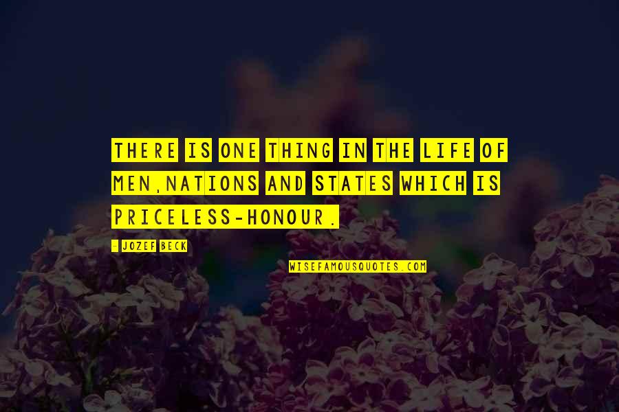Seidemann Mermelstein Quotes By Jozef Beck: There is one thing in the life of