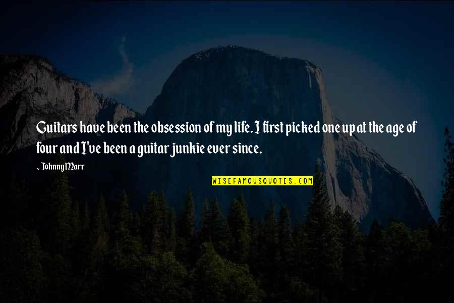 Seinfeld Junior Mint Quotes By Johnny Marr: Guitars have been the obsession of my life.