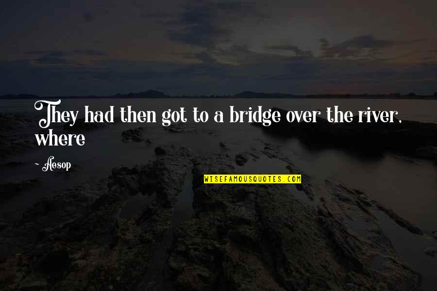 Seinfeld Sidler Quotes By Aesop: They had then got to a bridge over