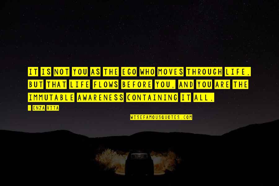 Self Realization Quotes Quotes By Enza Vita: It is not you as the ego who Self Realization Quotes Quotes By Enza Vita: It is not you as the ego who