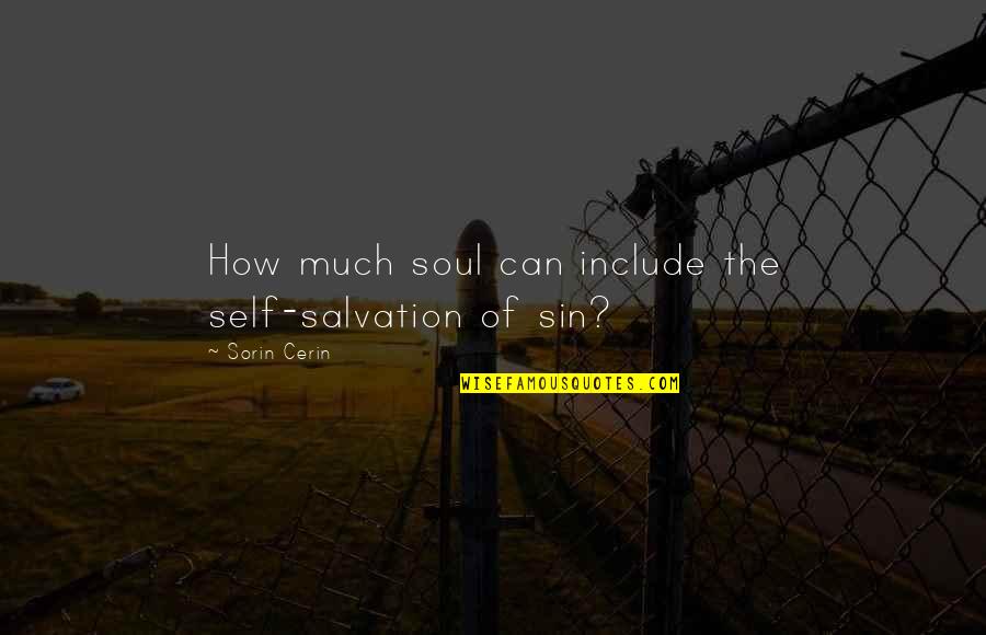 Self Salvation Quotes By Sorin Cerin: How much soul can include the self-salvation of Self Salvation Quotes By Sorin Cerin: How much soul can include the self-salvation of