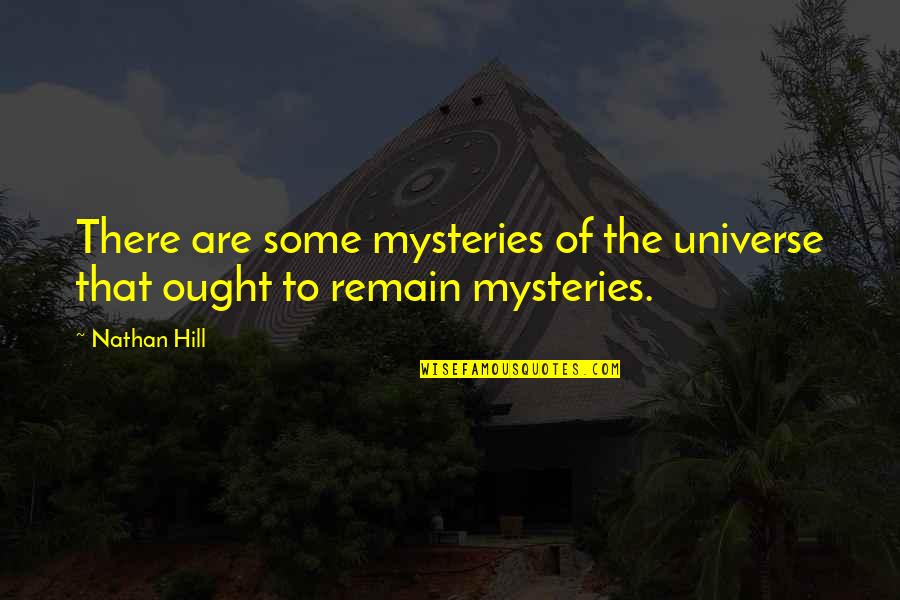 Self Sovereignty Quotes By Nathan Hill: There are some mysteries of the universe that