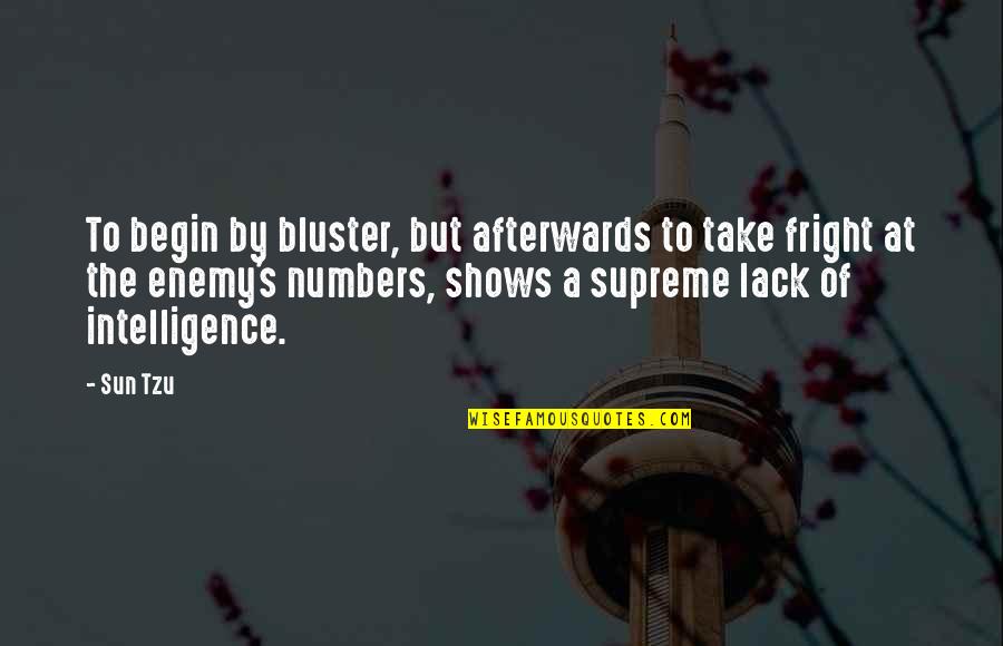 Selmar Battery Quotes By Sun Tzu: To begin by bluster, but afterwards to take