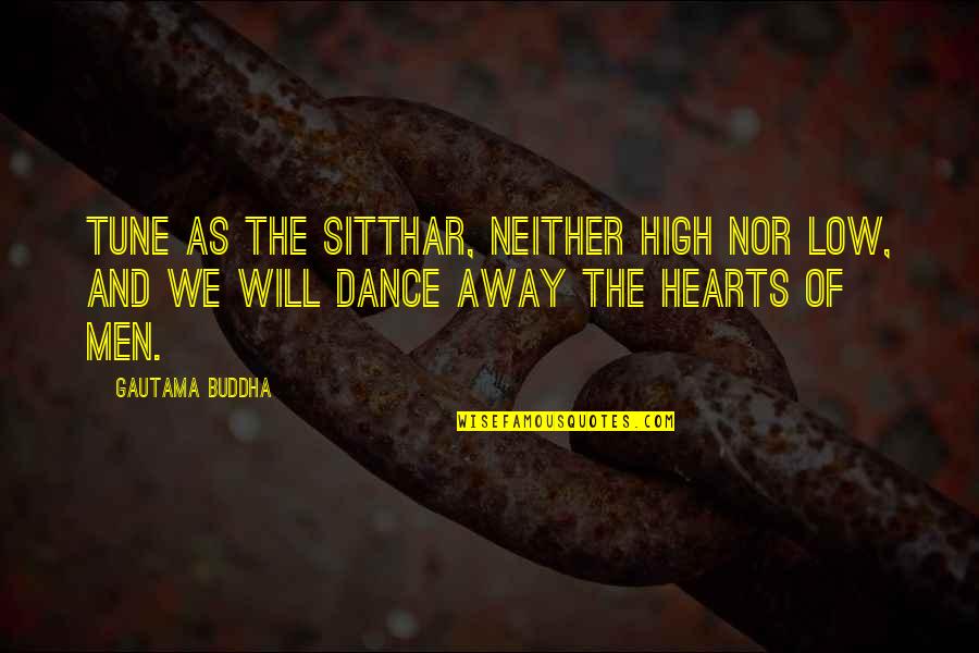 Semiofficial Quotes By Gautama Buddha: Tune as the sitthar, neither high nor low,