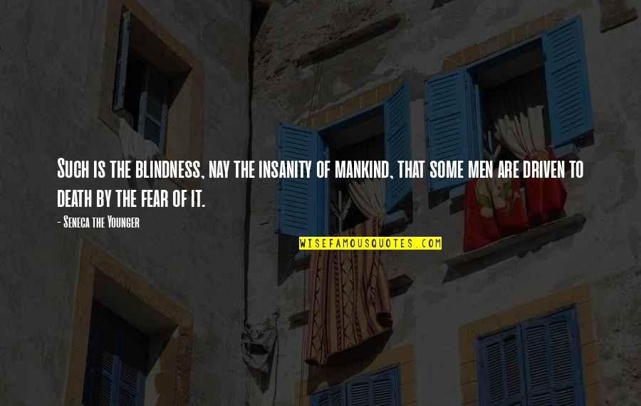 Seneca Death Quotes By Seneca The Younger: Such is the blindness, nay the insanity of