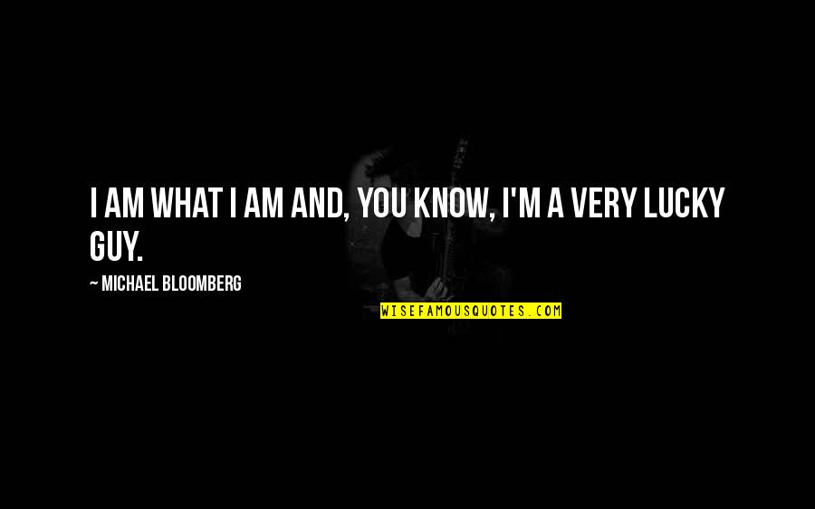 Sengoku Basara Ieyasu Tokugawa Quotes By Michael Bloomberg: I am what I am and, you know,