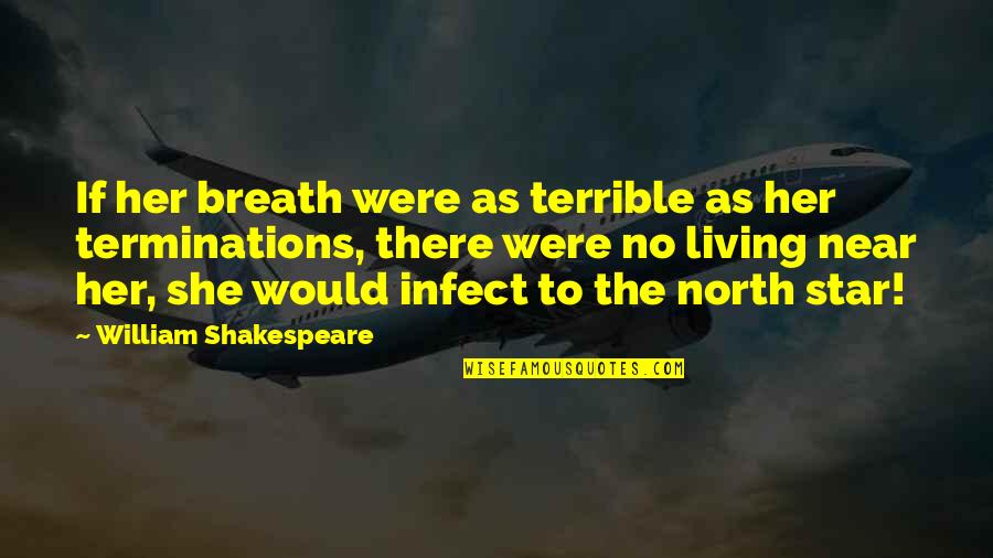 Senkasei Quotes By William Shakespeare: If her breath were as terrible as her Senkasei Quotes By William Shakespeare: If her breath were as terrible as her