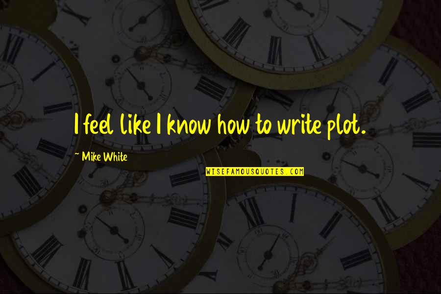 Seo Roundtable Quotes By Mike White: I feel like I know how to write