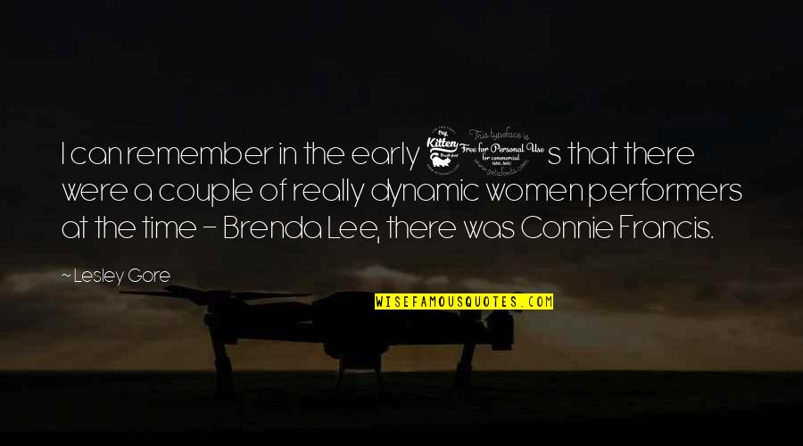 Septennial Synonym Quotes By Lesley Gore: I can remember in the early 60s that