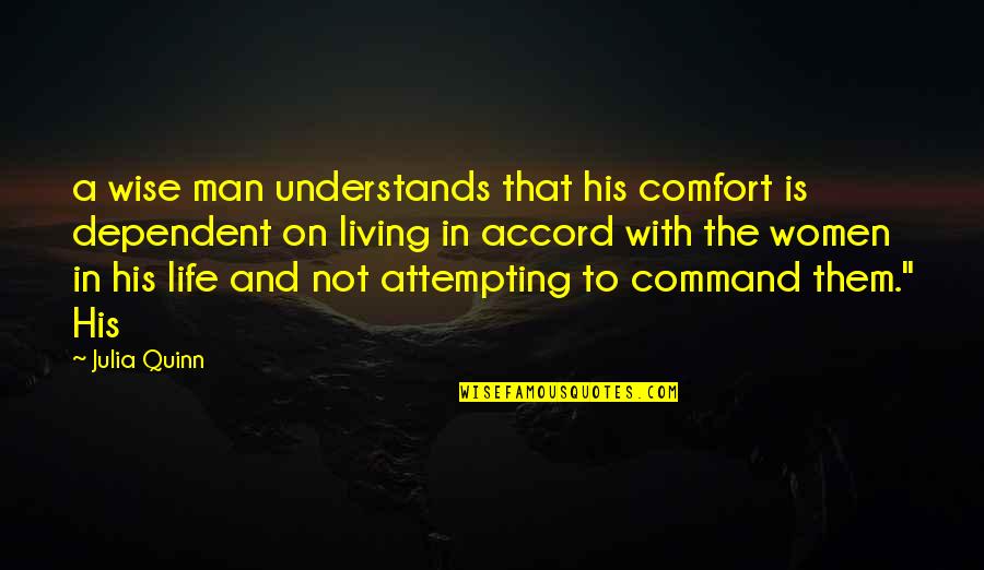 Serbian Proverbs Quotes By Julia Quinn: a wise man understands that his comfort is
