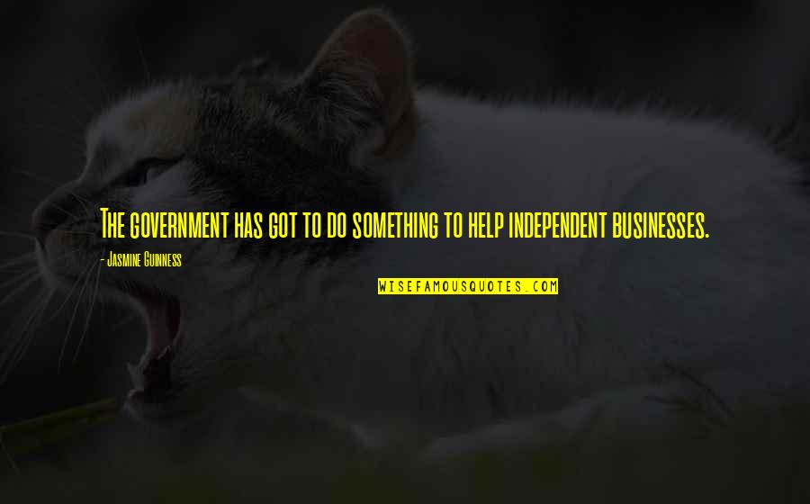 Serenit Quotes By Jasmine Guinness: The government has got to do something to