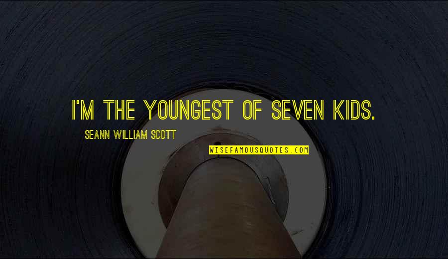 Serial Podcast Jay Quotes By Seann William Scott: I'm the youngest of seven kids. Serial Podcast Jay Quotes By Seann William Scott: I'm the youngest of seven kids.