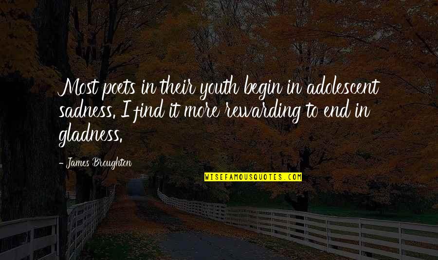 Serice Quotes By James Broughton: Most poets in their youth begin in adolescent Serice Quotes By James Broughton: Most poets in their youth begin in adolescent