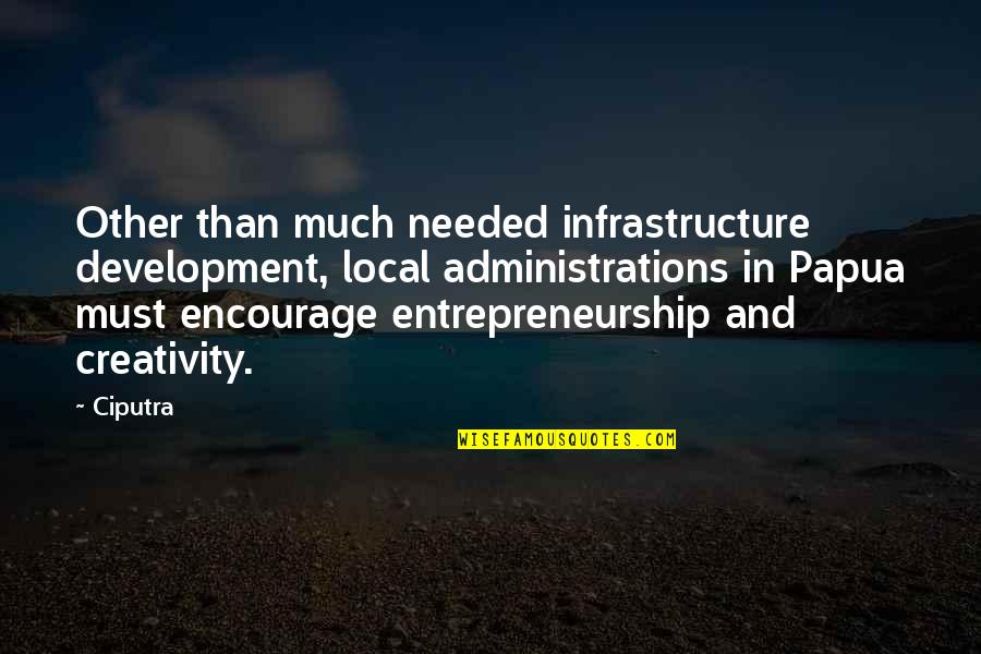 Serious Whatsapp Status Quotes By Ciputra: Other than much needed infrastructure development, local administrations