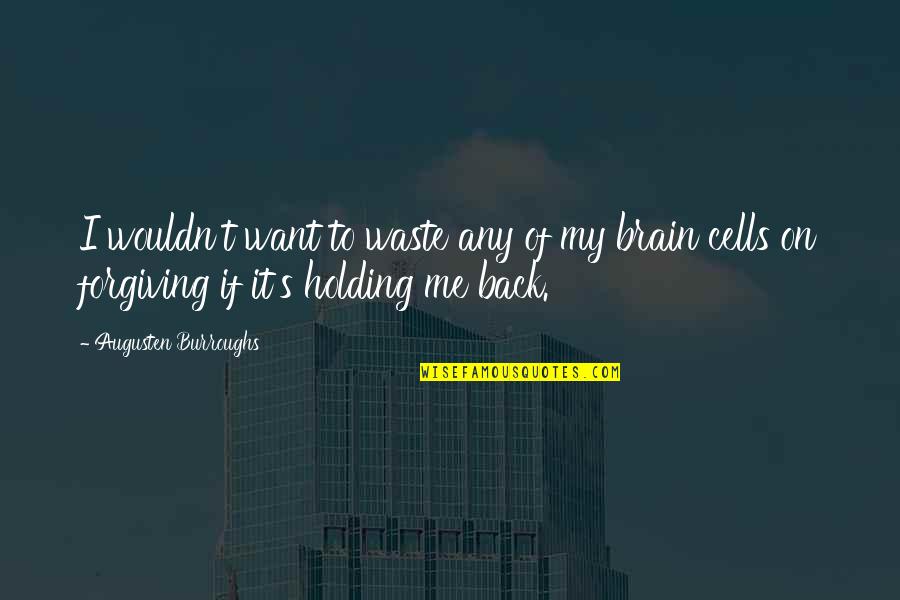 Sertorio Vino Quotes By Augusten Burroughs: I wouldn't want to waste any of my Sertorio Vino Quotes By Augusten Burroughs: I wouldn't want to waste any of my