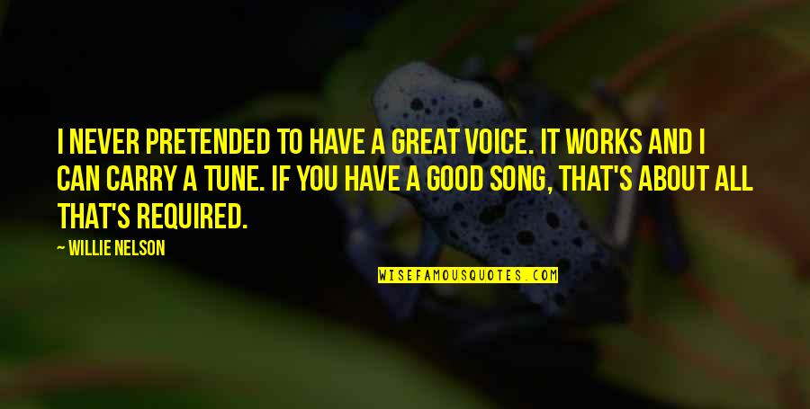Sertraline Dosage Quotes By Willie Nelson: I never pretended to have a great voice. Sertraline Dosage Quotes By Willie Nelson: I never pretended to have a great voice.