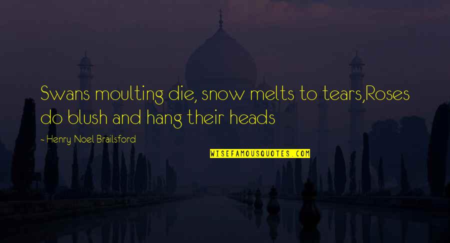 Settimios Fashions Quotes By Henry Noel Brailsford: Swans moulting die, snow melts to tears,Roses do Settimios Fashions Quotes By Henry Noel Brailsford: Swans moulting die, snow melts to tears,Roses do