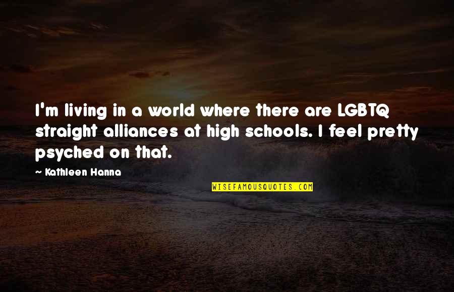 Setting Boundaries In Relationships Quotes By Kathleen Hanna: I'm living in a world where there are