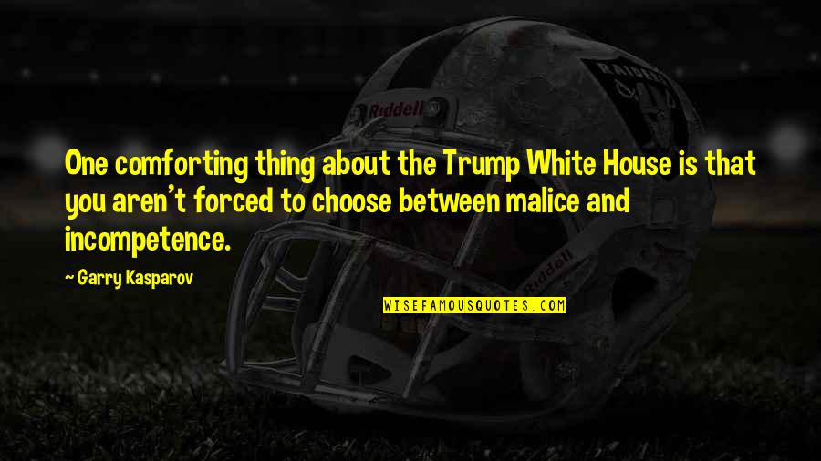 Sevgiliyi Kaydetme Quotes By Garry Kasparov: One comforting thing about the Trump White House