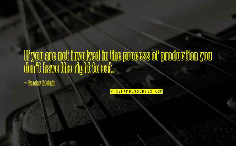 Sevme Zamani Quotes By Sunday Adelaja: If you are not involved in the process