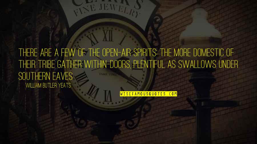 Sewall Foundation Quotes By William Butler Yeats: There are a few of the open-air spirits; Sewall Foundation Quotes By William Butler Yeats: There are a few of the open-air spirits;