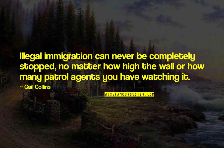 Sextus Julius Frontin Quotes By Gail Collins: Illegal immigration can never be completely stopped, no