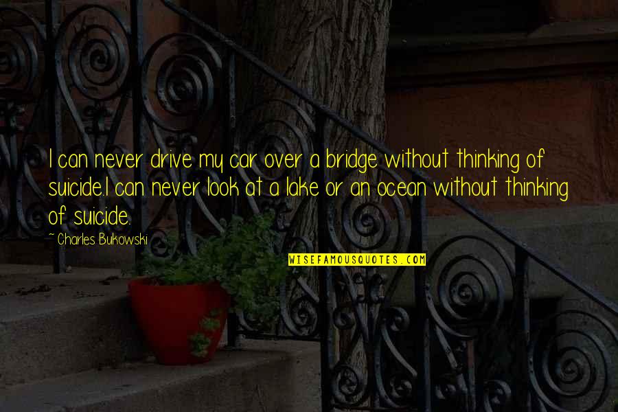 Seyth Robbie Quotes By Charles Bukowski: I can never drive my car over a Seyth Robbie Quotes By Charles Bukowski: I can never drive my car over a