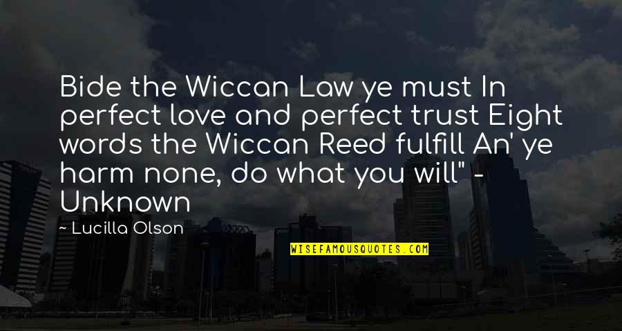 Sf4 Gen Quotes By Lucilla Olson: Bide the Wiccan Law ye must In perfect Sf4 Gen Quotes By Lucilla Olson: Bide the Wiccan Law ye must In perfect