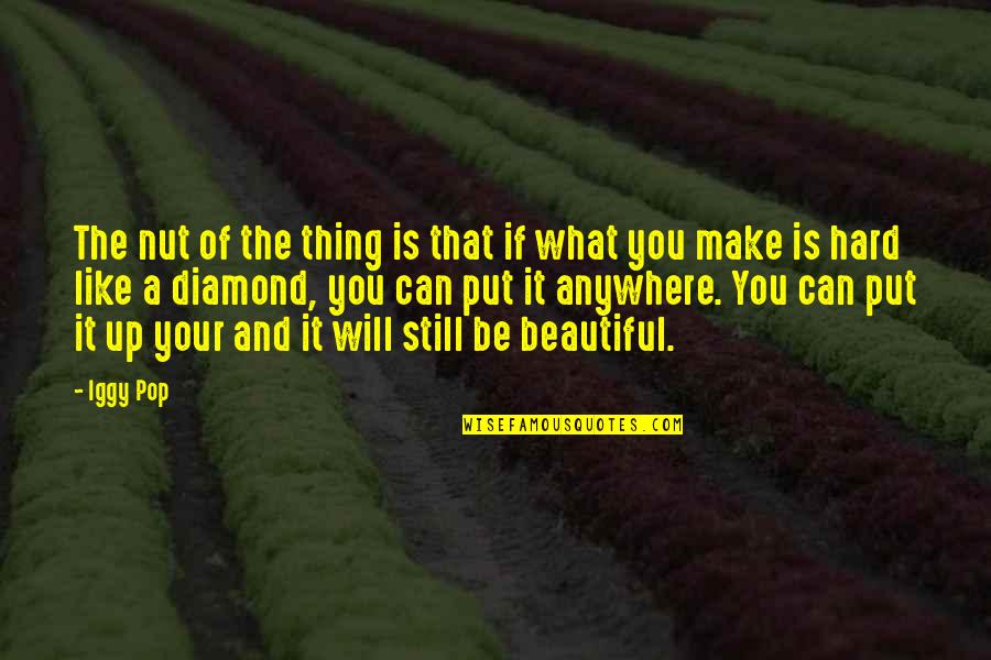 Sferturi Champions Quotes By Iggy Pop: The nut of the thing is that if Sferturi Champions Quotes By Iggy Pop: The nut of the thing is that if