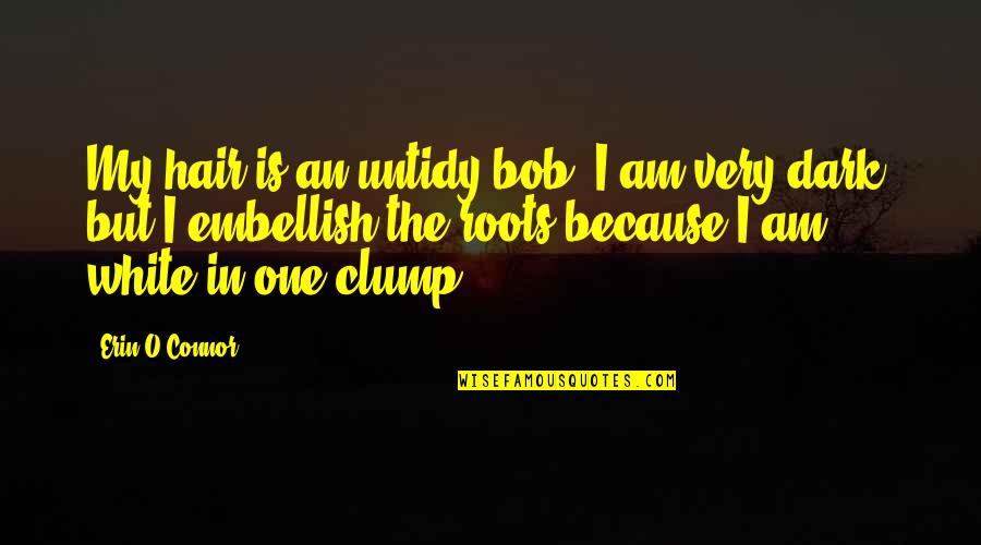 Sforzando Quotes By Erin O'Connor: My hair is an untidy bob. I am