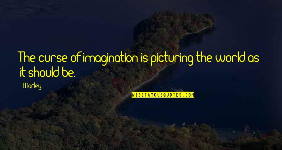 Shabbos Quotes By Morley: The curse of imagination is picturing the world