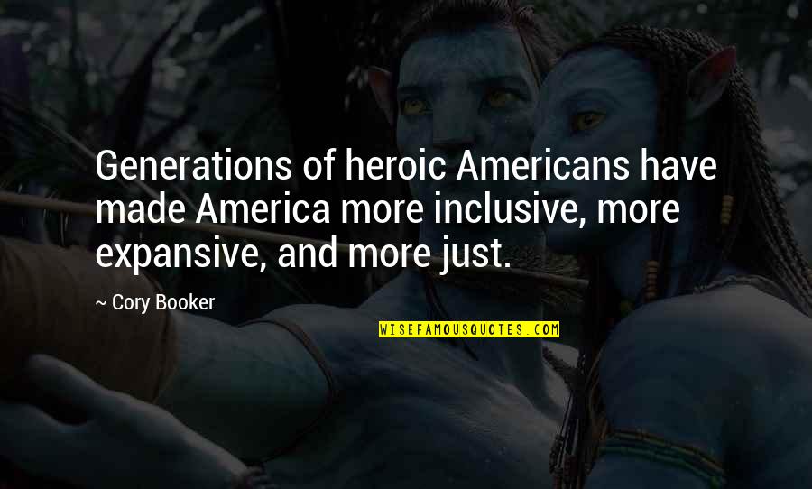 Shadman Comic Quotes By Cory Booker: Generations of heroic Americans have made America more Shadman Comic Quotes By Cory Booker: Generations of heroic Americans have made America more