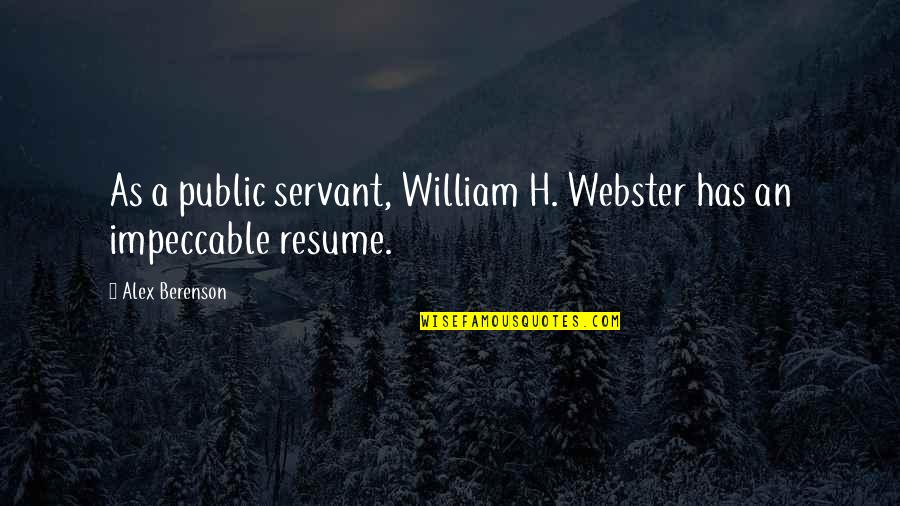 Shak Stock Quotes By Alex Berenson: As a public servant, William H. Webster has