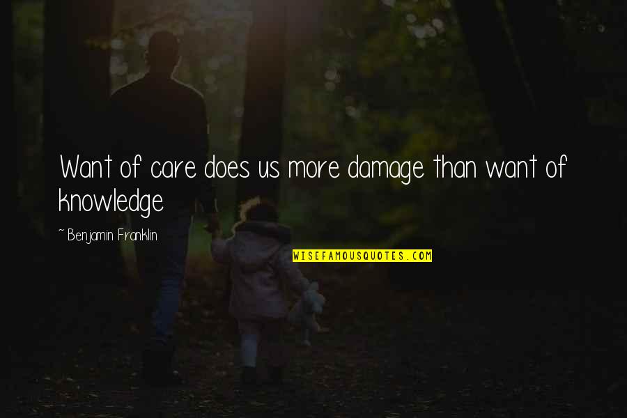 Shakespeare Sunsets Quotes By Benjamin Franklin: Want of care does us more damage than Shakespeare Sunsets Quotes By Benjamin Franklin: Want of care does us more damage than