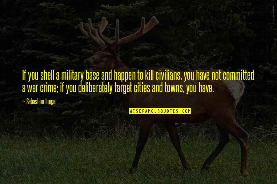 Shakos Games Quotes By Sebastian Junger: If you shell a military base and happen