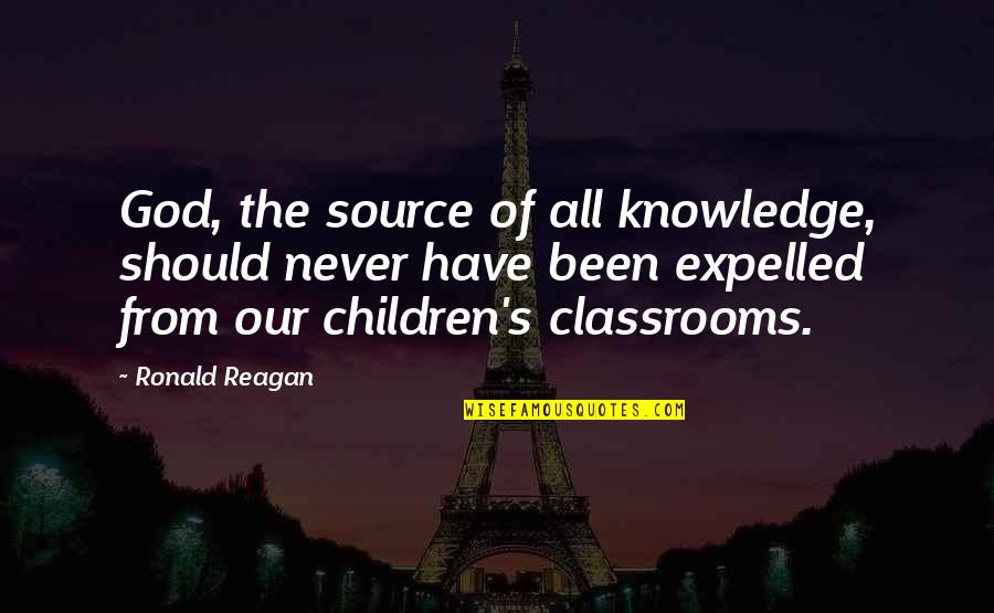 Shalawat Nabi Menyejukkan Hati Quotes By Ronald Reagan: God, the source of all knowledge, should never Shalawat Nabi Menyejukkan Hati Quotes By Ronald Reagan: God, the source of all knowledge, should never