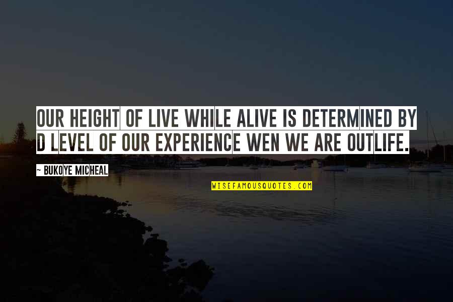 Shanor Lighting Quotes By Bukoye Micheal: Our height of live while alive is determined Shanor Lighting Quotes By Bukoye Micheal: Our height of live while alive is determined