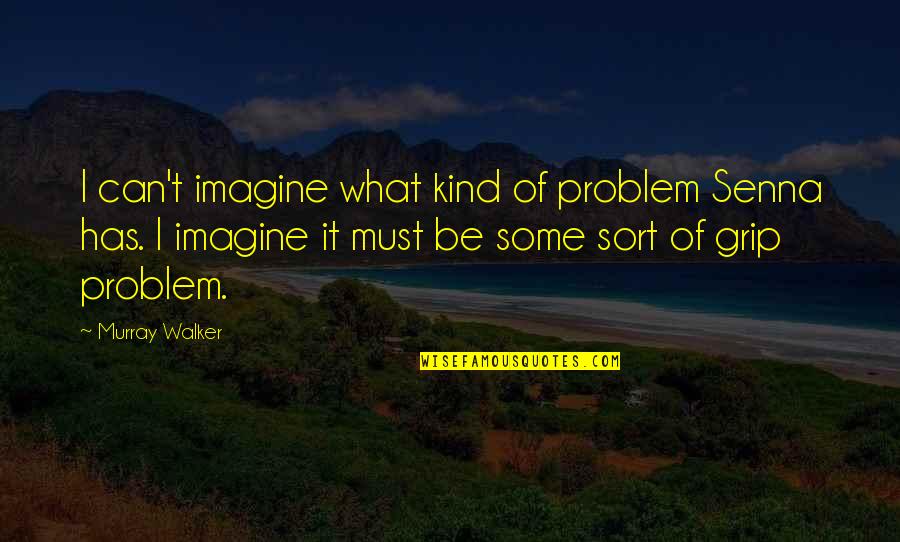 Shapur The Great Quotes By Murray Walker: I can't imagine what kind of problem Senna Shapur The Great Quotes By Murray Walker: I can't imagine what kind of problem Senna