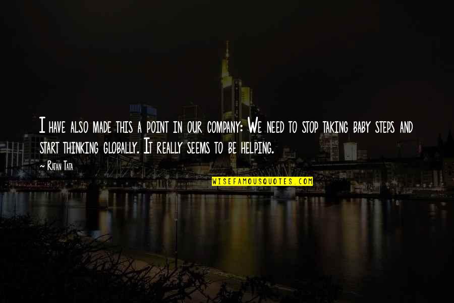 Shaquaya Quotes By Ratan Tata: I have also made this a point in Shaquaya Quotes By Ratan Tata: I have also made this a point in