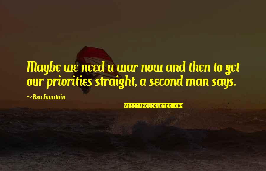 Share Chat Tamil English Quotes By Ben Fountain: Maybe we need a war now and then