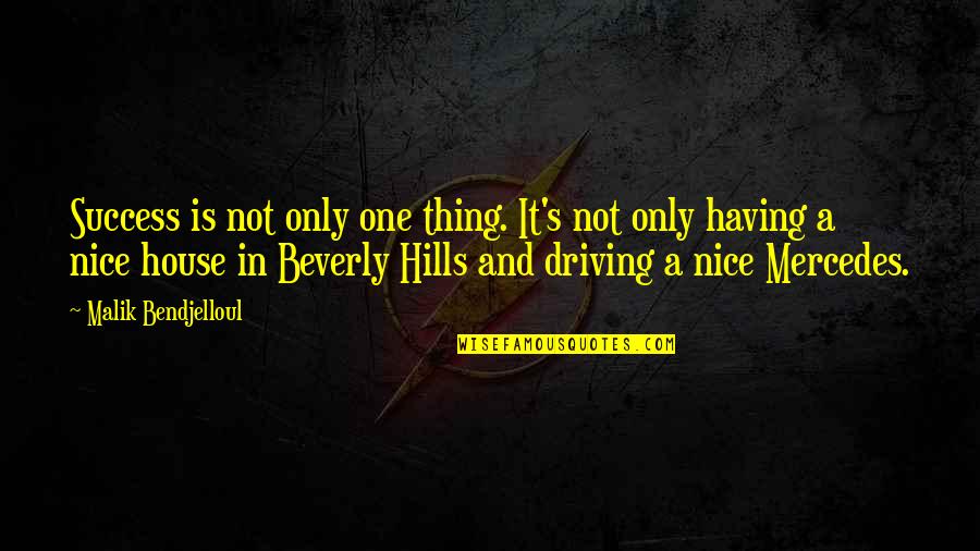 Shareable Quotes And Quotes By Malik Bendjelloul: Success is not only one thing. It's not Shareable Quotes And Quotes By Malik Bendjelloul: Success is not only one thing. It's not