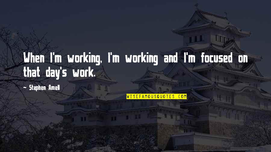 Sharepoint Calculated Column Escape Quotes By Stephen Amell: When I'm working, I'm working and I'm focused