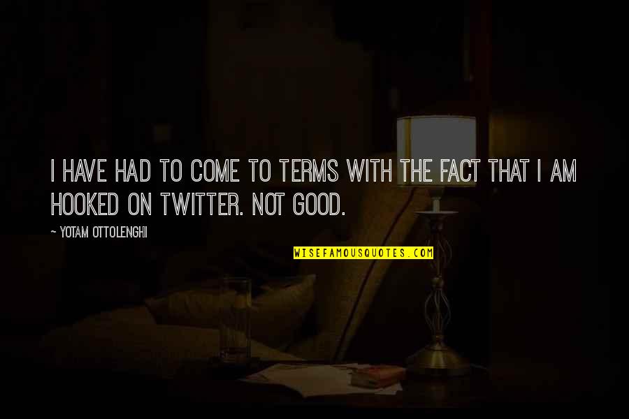 Shark Teeth Funny Quotes By Yotam Ottolenghi: I have had to come to terms with