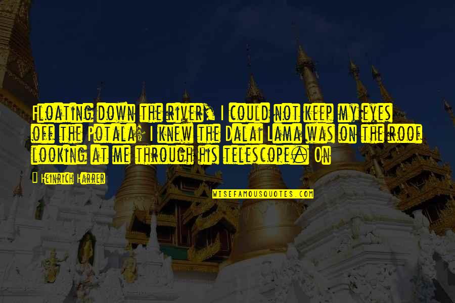 Shatara Stokes Quotes By Heinrich Harrer: Floating down the river, I could not keep Shatara Stokes Quotes By Heinrich Harrer: Floating down the river, I could not keep