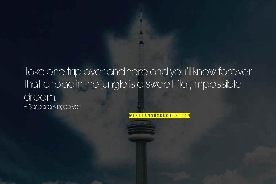 Shawshank Redemption Brooks Quotes By Barbara Kingsolver: Take one trip overland here and you'll know