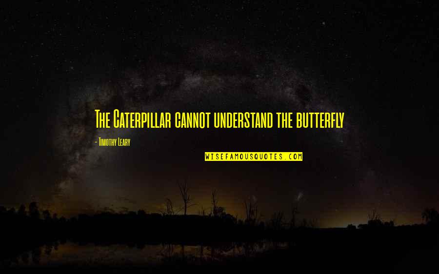 Shawshank Redemption Byron Hadley Quotes By Timothy Leary: The Caterpillar cannot understand the butterfly Shawshank Redemption Byron Hadley Quotes By Timothy Leary: The Caterpillar cannot understand the butterfly