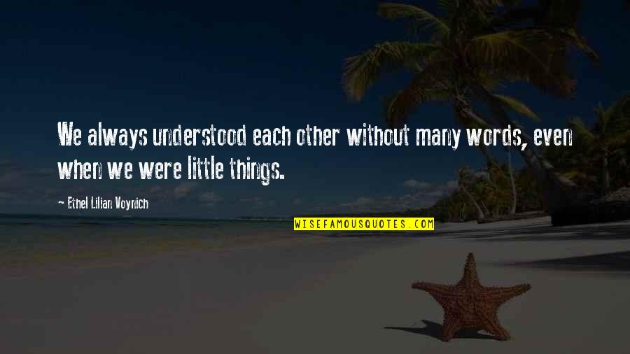 Shay Mitchell Pretty Little Liars Quotes By Ethel Lilian Voynich: We always understood each other without many words,