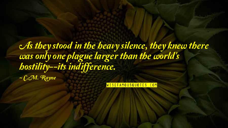 Shayari Urdu Quotes By C.M. Rayne: As they stood in the heavy silence, they Shayari Urdu Quotes By C.M. Rayne: As they stood in the heavy silence, they